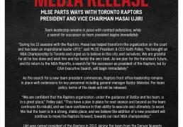 分道扬镳！多伦多猛龙总冠军功臣正式离队