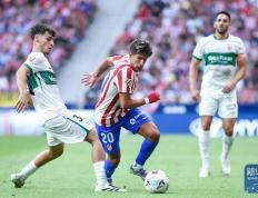 足球丨西甲：马德里竞技平埃尔切