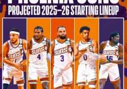 美媒预测菲尼克斯太阳先發(fā)球员场均(jūn)得分(fēn)