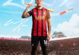 官方：伯恩茅斯同26岁的英格兰后腰塔韦尼耶续约至2029年