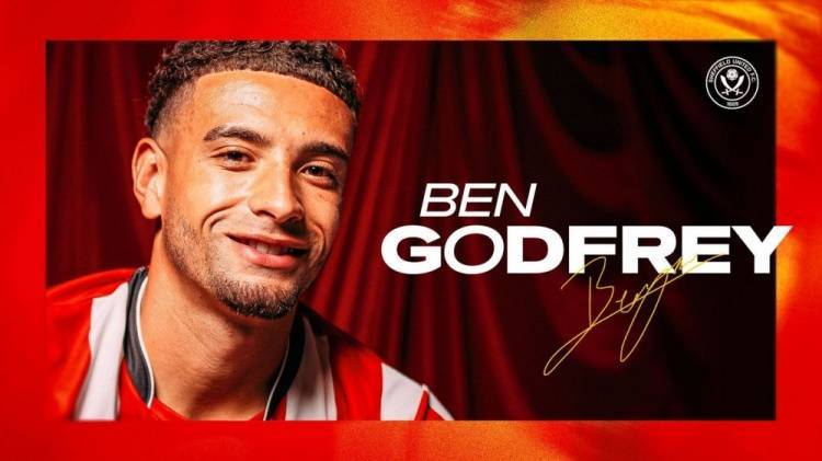 官方:亚特兰大27岁中卫戈弗雷租借加盟谢菲联