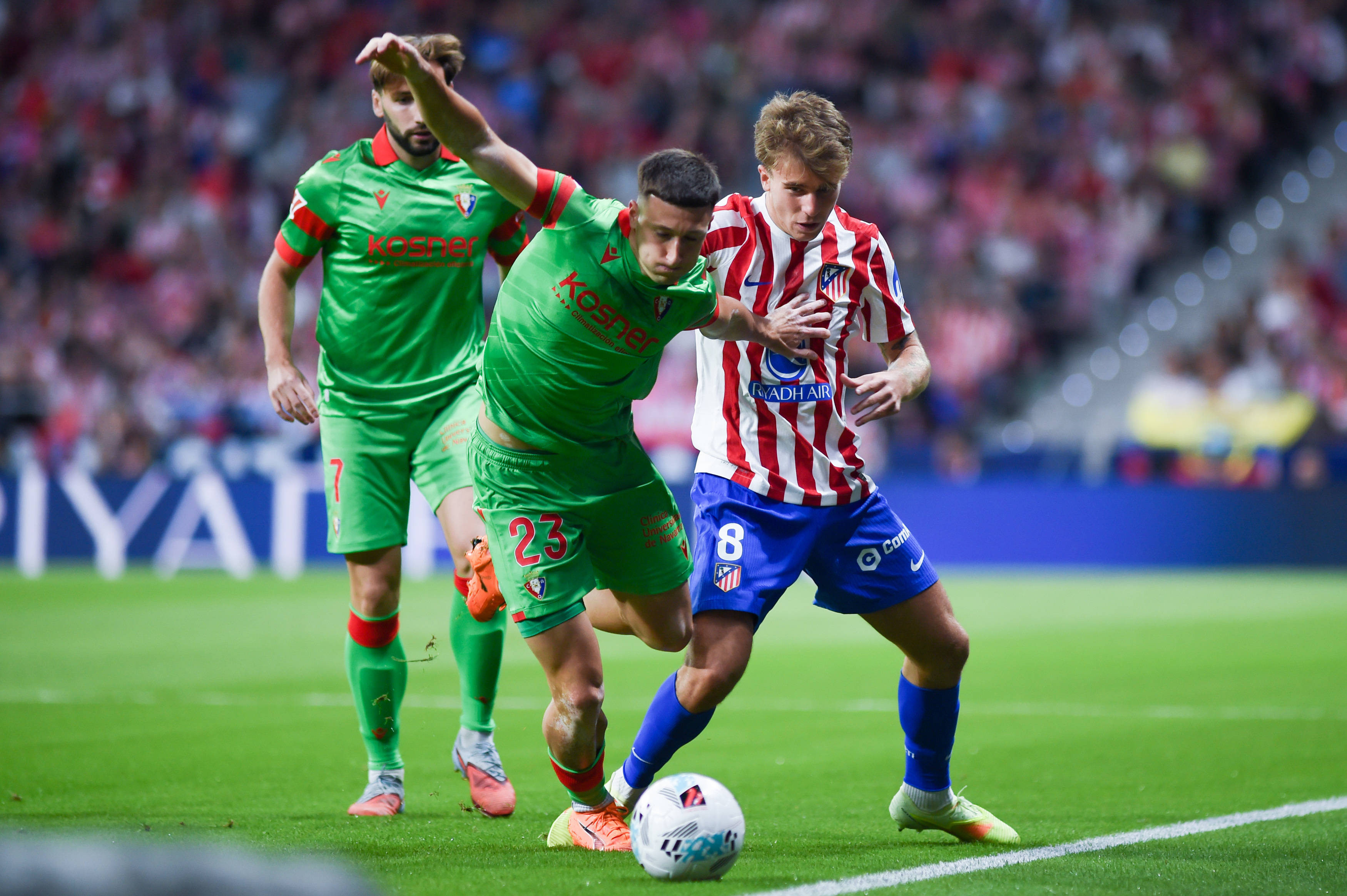 (体育)足(zú)球——西甲:马德里竞技胜奧(ào)萨苏纳